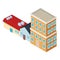 Houses and edifices isometric