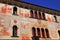 Houses with Frescoes, Trento, Italy.