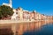 Houses of Girona reflecting in Onyar River