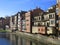 Houses in girona by the river