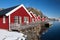 Houses in harbour, Lofoten, Norway