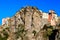 Houses High on the Cliff in Corniglia, Cinque Ter