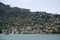 Houses on hill in Sausalito, California
