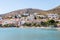 Houses on the hillside overlooking the beach