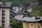 Houses in Idrija town, Sloveni