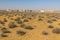 Houses in Karakum desert in Turkmenist