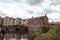 Houses by Kennet River in town centre of Reading, United Kingdom