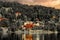 Houses on lake Colibita