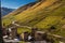 Houses, landscapes and Svan towers of Ushguli.