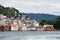 Houses line the dockside in Bergen