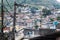 Houses and mess of wires in favela Rocinha