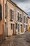 Houses in the old town in Avila, Spai
