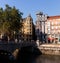 Houses in the old town called casco viejo, Bilbao