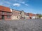 Houses in the old town of Roebel on the Mecklenburg Lake District