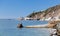 Houses over ocean in Malibu california