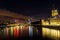 Houses of Parliament Thames River Westminster Bridge London England