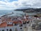 houses and port in a small mediterranean town in Peniscola Spain