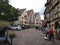 Houses in Rhenish style on the streets of Kaysesberg, France