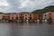 Houses and river Temo, Bosa, Sardinia, Italy