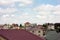 Houses roofs and blue sky