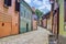 Houses in Sighisoara city, Romania