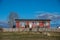 Houses on the Siksika Nation reservation in Alberta