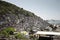 Houses stand on a hill in the Rocinha slum of Rio de Janeiro, Br