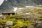 Houses beside Trollstigen Center