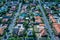 Houses in typical Australian suburb.