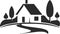 Houses vectors icon, Home icon, Shelter black vector icon.