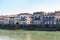 Houses on waterfronts in Verona city in spring