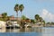 Houses waterside, south USA