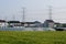 Houses and Wheat Fields in Pudong Shanghai