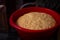 Housewife kneading the dough by hand. preparation of the recipe for traditional Romanian homemade cakes known as cozonac