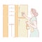 Housewife removing dust cleaning and housework vector