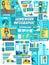 Housework infographics, worker and cleaner