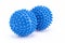 Housework, washing - Two blue Laundry balls