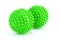 Housework, washing - Two green Laundry balls