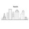 Houston skyline - downtown cityscape, city landmarks