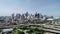 Houston, Texas, USA Drone Skyline Aerial Downtown Panorama