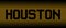 Houston text on Hurricane warning signs illustration