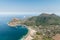 Hout Bay Cape Town, South Africa aerial view