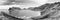Hout Bay Panorama Black and White