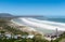 Hout bay with waves in the background