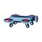 Hover board flying new technology flying skate, futuristic, flat, vector, isolated