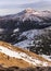 Hoverla-highest mountain of the Ukrainian Carpathians.Panorama.