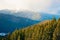 Hoverla mountain in the mist