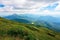 Hoverla peak of carpathian black ridge