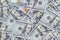 How many Benji\'s do you see, new one hundred dollar banknotes lo