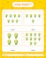 How many counting game with corn. worksheet for preschool kids, kids activity sheet, printable worksheet